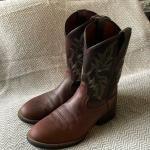 JUSTIN Western Cowboy Boots Men’s 10.5 D Worn Once